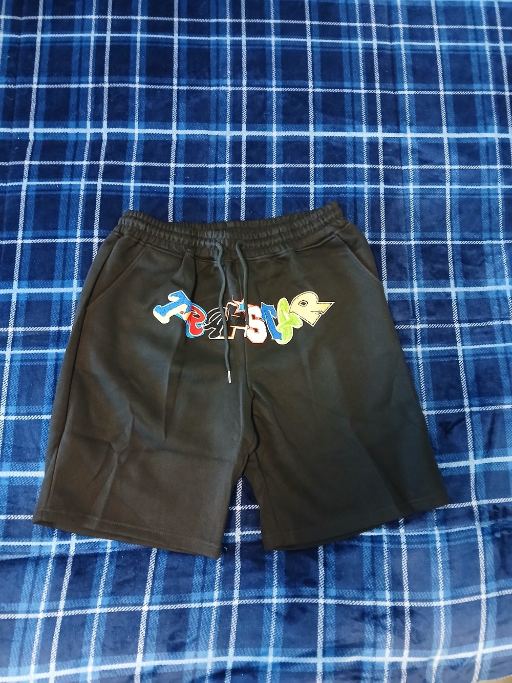Trapstar Brand Drawstring Shorts Colorful Graphic